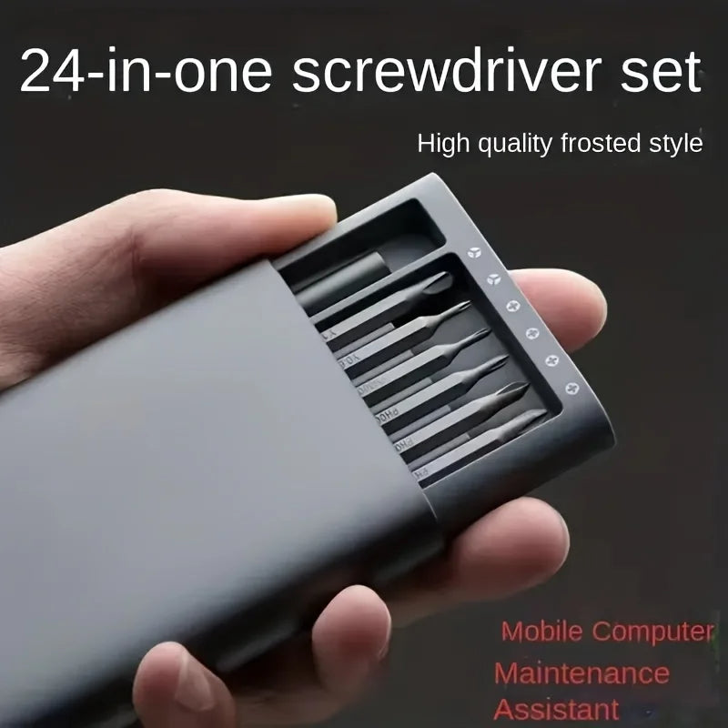 24 in 1  Screwdriver Set with Aluminium Alloy Handle