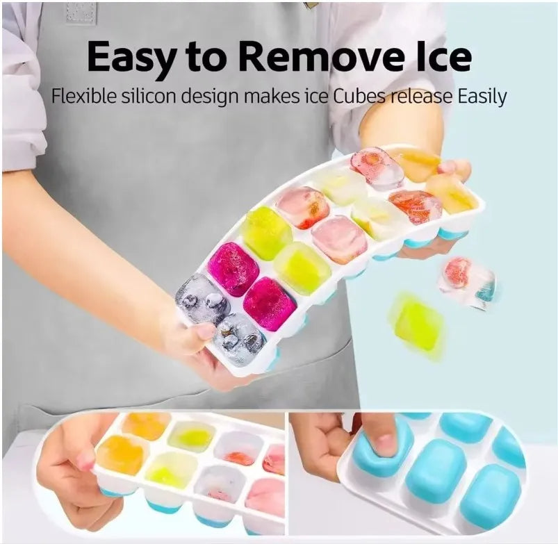 14 Grid Ice cube Tray with Lid