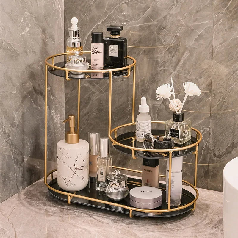 3-Tier Golden Vanity Stand