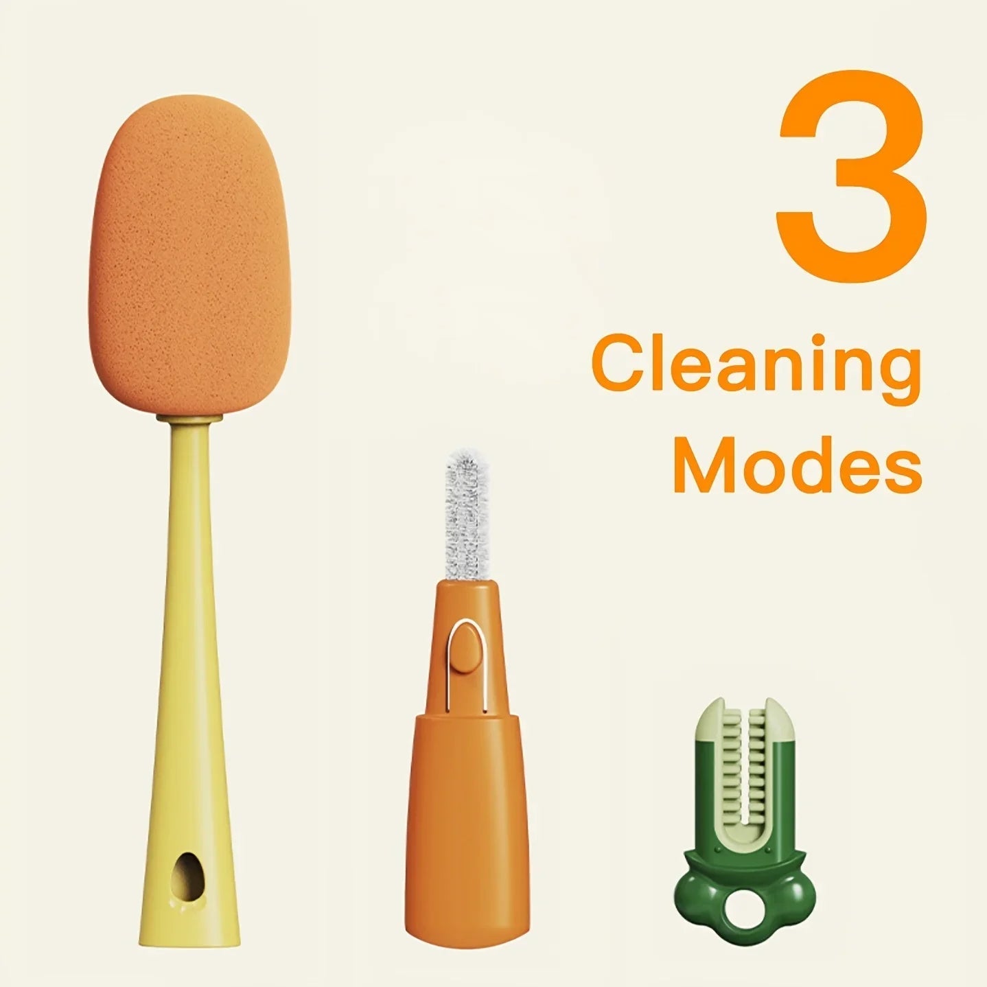 3 in 1 Orange Foam Cleaner
