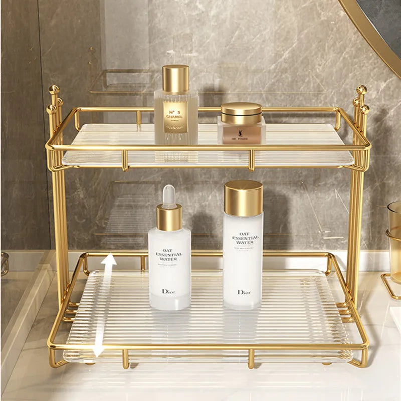 2-Tier Luxury Vanity Storage