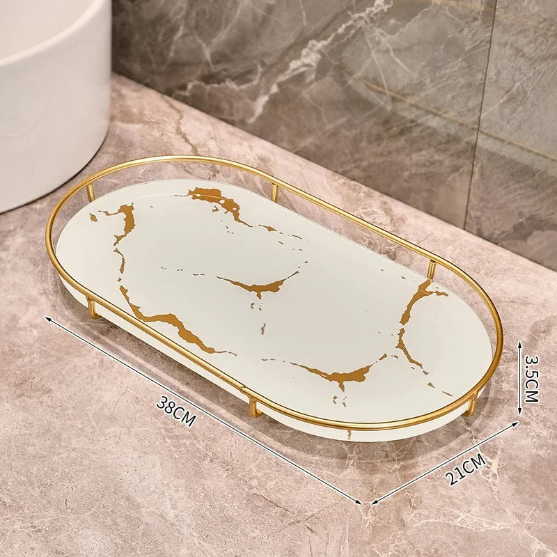 3-Tier Golden Vanity Stand