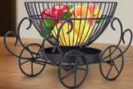 2 Tier Decorative Fruit Basket