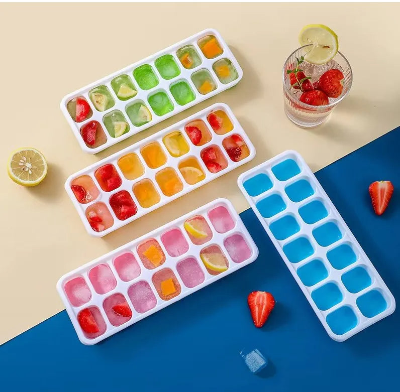 14 Grid Ice cube Tray with Lid