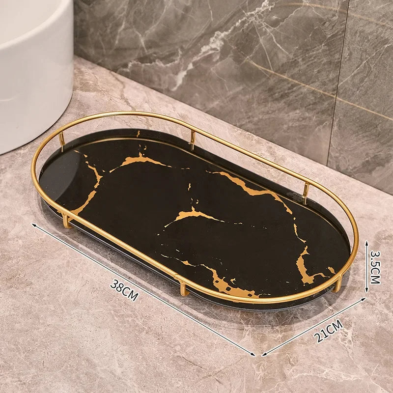 3-Tier Golden Vanity Stand