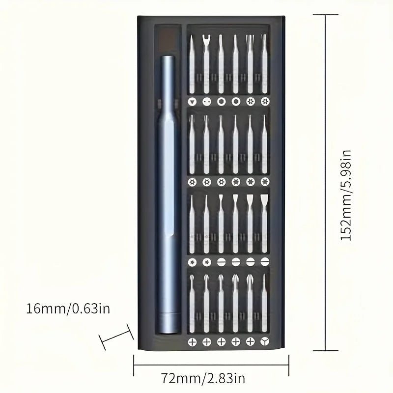 24 in 1  Screwdriver Set with Aluminium Alloy Handle