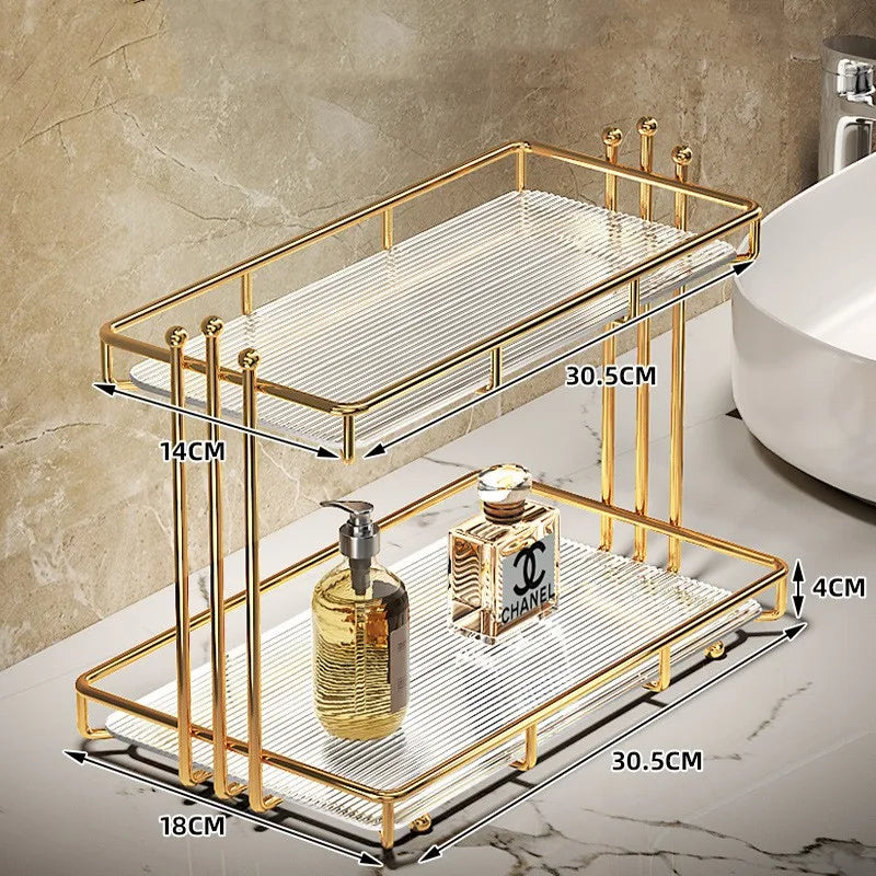2-Tier Luxury Vanity Storage