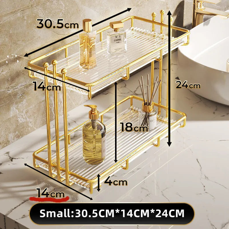 2-Tier Luxury Vanity Storage